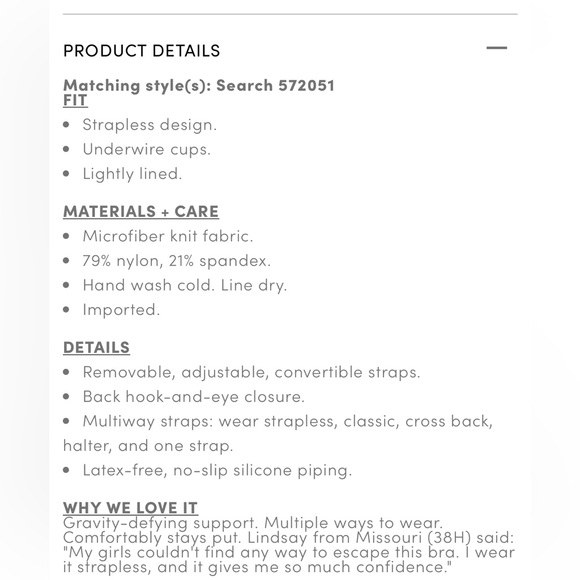 TORRID Strapless Lightly-Lined Bra 42F - Picture 8 of 9